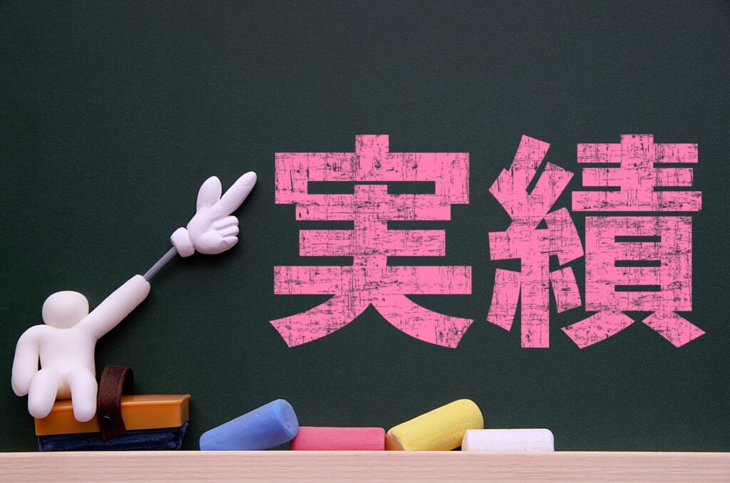 実績